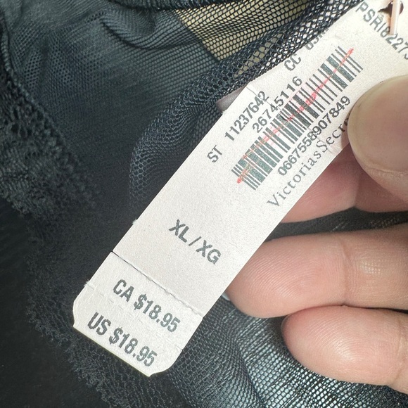 Victoria's Secret Dream Angels Brazilian Slip Panty Black - Picture 4 of 6